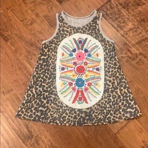 NWT Super Cute Queen Bees Leopard Tank Top